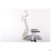 Lead White HR chair, light grey Нест-19 seat / light grey SL-01 mesh back