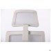 Lead White HR chair, light grey Нест-19 seat / light grey SL-01 mesh back
