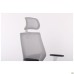 Lead White HR chair, light grey Нест-19 seat / light grey SL-01 mesh back