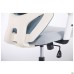 Lead White chair, light grey Нест-19 seat / aquamarine SL-18 mesh back