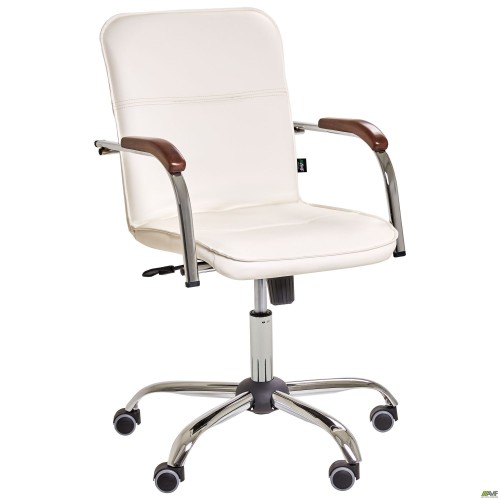 Samba-RC chrome/walnut chair, Nappa 02, no piping