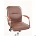 Samba-RC chrome/walnut chair, Nappa 41, no piping