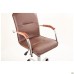 Samba-RC chrome/walnut chair, Nappa 41, no piping