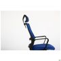 Matrix HR office chair, seat fabric A-21 / blue mesh back