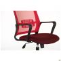 Matrix HR office chair, seat fabric A-31 / red mesh back