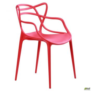 Viti chair, red plastic
