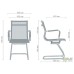 Slim Net CF Chair, White (XH-633C)