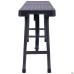 Складная скамейка Джилі пластик rattan black