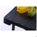 Складная скамейка Джилі пластик rattan black