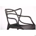 Viti chair, black plastic