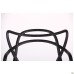 Viti chair, black plastic