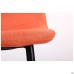Luchia chair, black base / orange