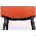 Luchia chair, black base / orange