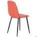Luchia chair, black base / orange