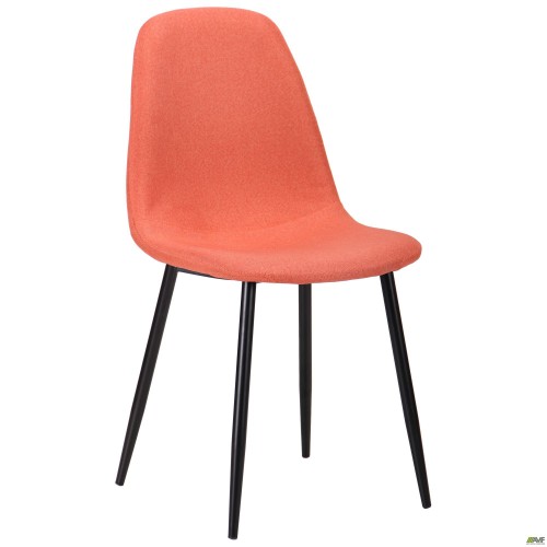 Luchia chair, black base / orange