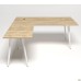 Delta DL-103 Workplace + USB (1790x1800x750mm) Blackwood Barley / White Frame