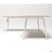 Delta DL-103 Workplace + USB (1790x1800x750mm) Blackwood Barley / White Frame