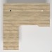 Delta DL-103 Workplace + USB (1790x1800x750mm) Blackwood Barley / White Frame