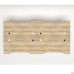 Delta DL-104 workstation + USB (2380x1200x750mm) Blackwood barley / white frame