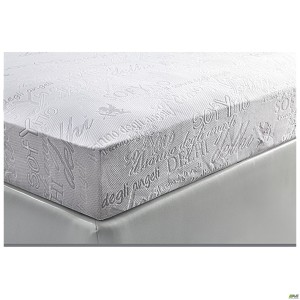 Stretch-Knit Fitted Mattress Protector 80x190 h30