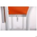 Adjustable single school desk, growth groups 3-6, orange top