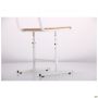 Adjustable school chair, growth groups 4-6, grey, lacquered beech