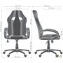 Крісло Shift black/grey