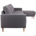 Monet sofa set, 3-seater and corner module, Bahama 35