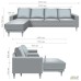 Monet sofa set, 3-seater and corner module, Bahama 35