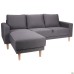 Monet sofa set, 2-seater and corner module, Bahama 35