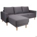 Monet sofa set, 2-seater and corner module, Bahama 35