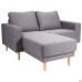 Monet chair and corner module, Bahama 35 fabric