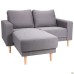 Monet chair and corner module, Bahama 35 fabric