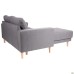 Monet chair and corner module, Bahama 35 fabric