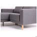 Monet chair and corner module, Bahama 35 fabric
