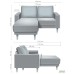 Monet chair and corner module, Bahama 35 fabric