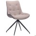 Aurora swivel chair, black / latte melange