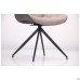 Aurora swivel chair, black / latte melange
