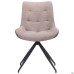 Aurora swivel chair, black / latte melange
