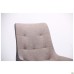 Aurora swivel chair, black / latte melange