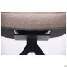 Aurora swivel chair, black / latte melange