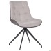 Aurora swivel chair, black / silver melange