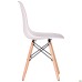 Aster RL Wood chair, plastic, white