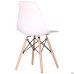 Aster RL Wood chair, plastic, white