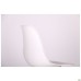 Aster RL Wood chair, plastic, white
