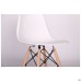 Aster RL Wood chair, plastic, white