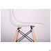 Aster RL Wood chair, plastic, white