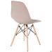 Aster RL Wood chair, plastic, beige