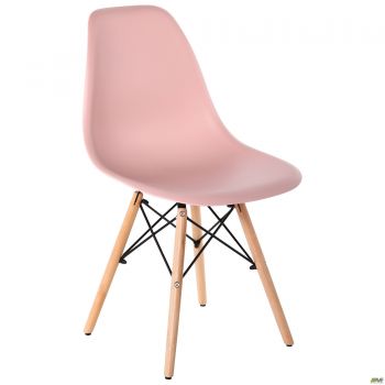 Aster RL Wood chair, plastic, caramel