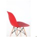 Aster RL Wood chair, plastic, red
